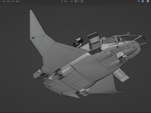 Space Ship - include inside 3D Модель