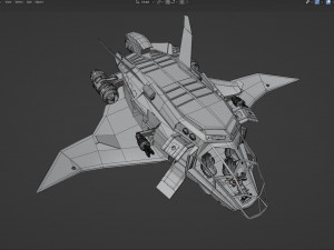 Space Ship - include inside 3D Модель