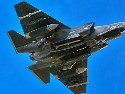 F35C Lightning II -Rigged - with high resolution cocpit 3D Model