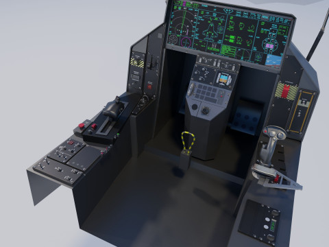 F35C Lightning II -Rigged - with high resolution cocpit 3D Model