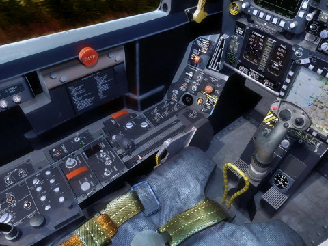 F18 Hornet - With Cocpit - Fully Rigged - Changeable decal and text 3D Model