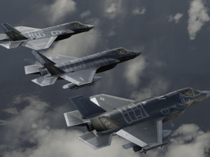 F35 Collection F35A-F35B-F35C - Rigged - High Resolution with Cocpit 3D Модель