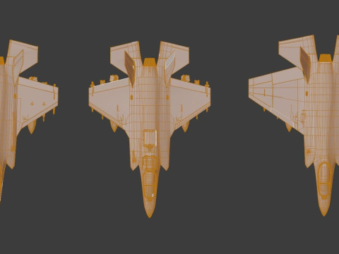 F35 Collection F35A-F35B-F35C - Rigged - High Resolution with Cocpit 3D Model