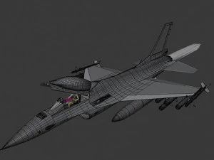 F16C USA 3D Model
