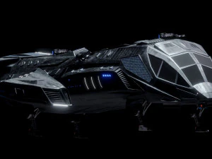 Space Ship 3D Model