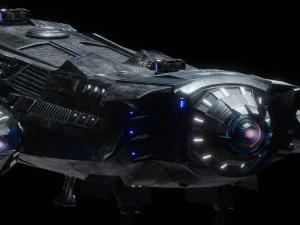 Space Ship 3D Model