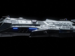 Space Ship Modèle 3D