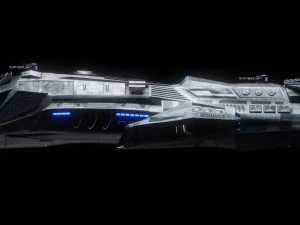 Space Ship 3D Model