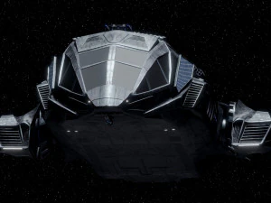 Space Ship 3D Model