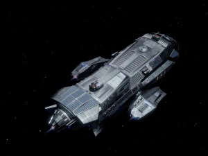 Space Ship 3D Model