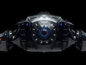 Space Ship Modèle 3D