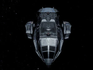 Space Ship 3D Model