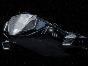 Space Ship Modèle 3D