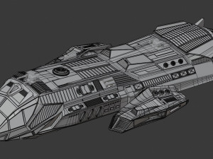 Space Ship Modèle 3D