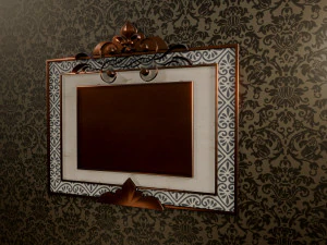 विंटेज नक्काशीदार फ़्रेम 3D मॉडल