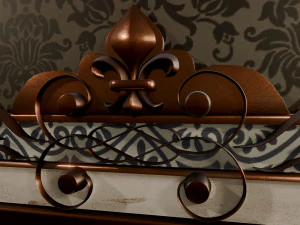 Vintage carved frame 3D Model