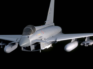 Euro Fighter Typhoon with High Resolution Cocpit - Fully Rigged 3D Model