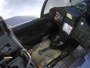 Euro Fighter Typhoon with High Resolution Cocpit - Fully Rigged 3D Model