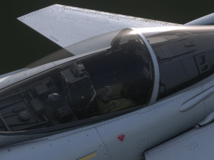 Euro Fighter Typhoon with High Resolution Cocpit - Fully Rigged 3D Model