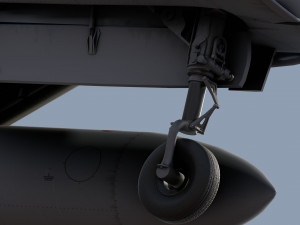 Euro Fighter Typhoon with High Resolution Cocpit - Fully Rigged 3D Model