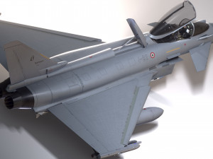 Euro Fighter Typhoon with High Resolution Cocpit - Fully Rigged 3D Model