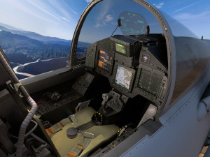 Euro Fighter Typhoon with High Resolution Cocpit - Fully Rigged 3D Model