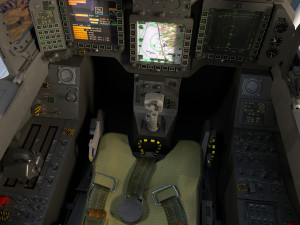 Euro Fighter Typhoon with High Resolution Cocpit - Fully Rigged 3D Model
