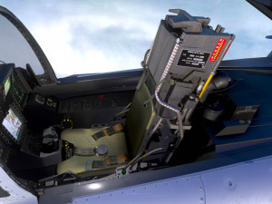 Euro Fighter Typhoon with High Resolution Cocpit - Fully Rigged 3D Model
