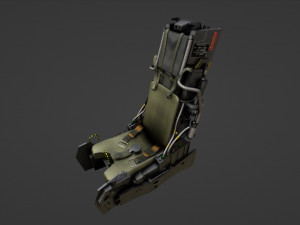 Euro Fighter Typhoon with High Resolution Cocpit - Fully Rigged 3D Model