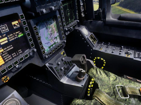 Eurofighter Typhoon с кабиной высокого разрешения - полностью оснащен 3D Модель