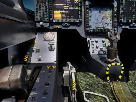 Eurofighter Typhoon с кабиной высокого разрешения - полностью оснащен 3D Модель