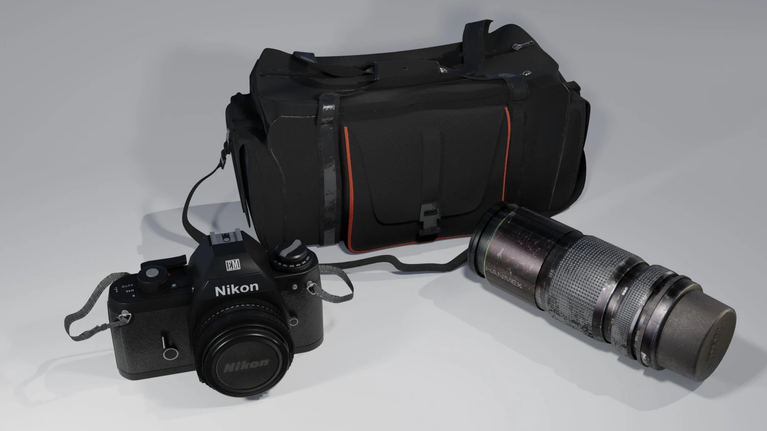 NikonEM Modello 3D .c4d .max .obj .3ds .fbx .stl .blend 