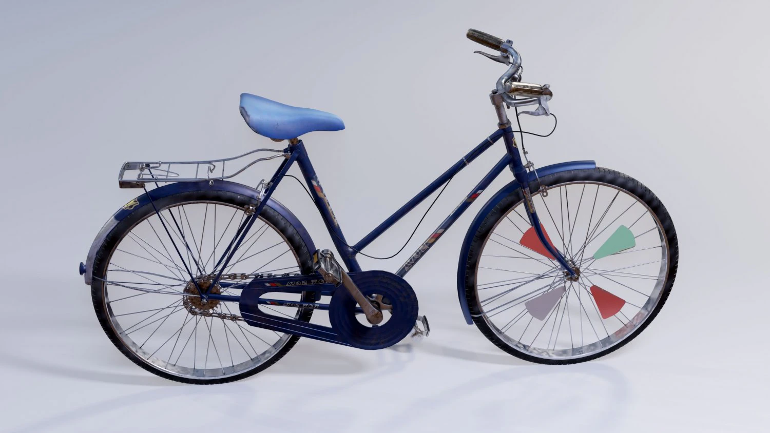 Avon 707 Limited Bicycle 3D Model .c4d .max .obj .3ds .fbx .stl .blend