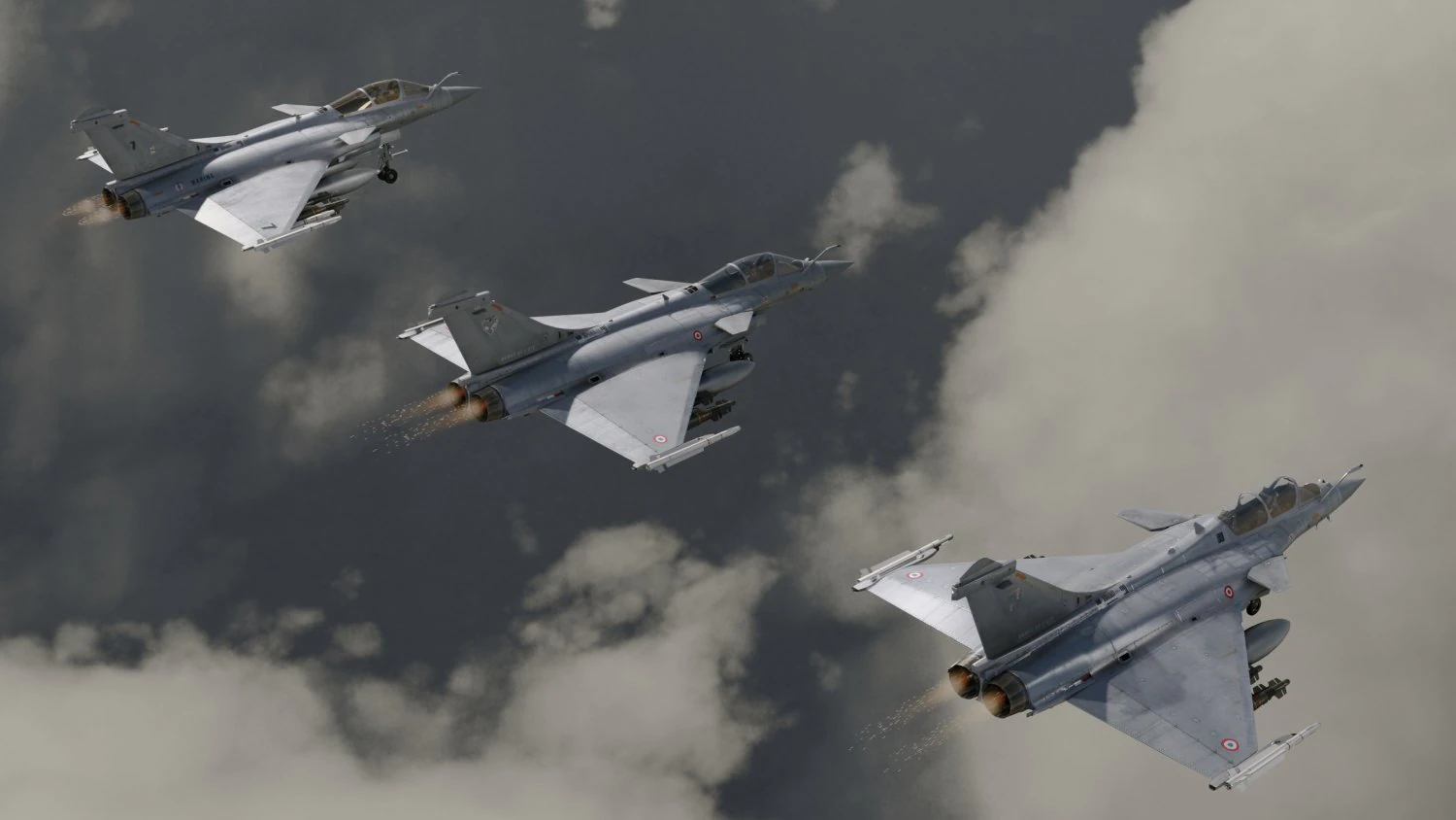 Cole&ccedil;&atilde;o Dassault Rafale - Rigged de alta resolu&ccedil;&atilde;o com Cockpit Modelo 3D .c4d .max .obj .3ds .fbx .stl .blend 