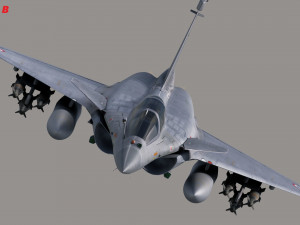 Dassault Rafale Collection - Rigged-High Resolution with Cocpit 3D-Modell