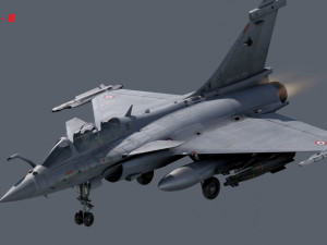 Dassault Rafale Collection - Rigged-High Resolution with Cocpit 3D-Modell