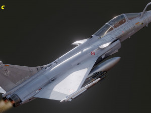 Dassault Rafale Collection - Rigged-High Resolution with Cocpit 3D-Modell