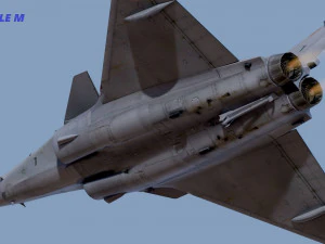 Cole&ccedil;&atilde;o Dassault Rafale - Rigged de alta resolu&ccedil;&atilde;o com Cockpit Modelo 3D