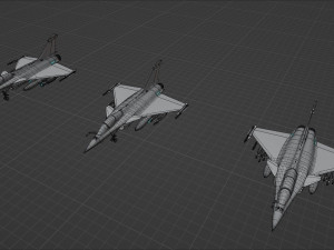 Dassault Rafale Collection - Rigged-High Resolution with Cocpit 3D-Modell