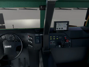 BMC kirpi MRAP - inclu&iacute;do dentro - Totalmente Rigged Modelo 3D