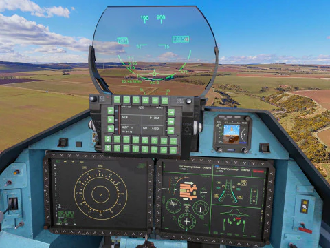 एसयू 57 फेलॉन-टॉप गन कॉकपिट-हाई रेजोल्यूशन टेक्सचर्ड-फुली रिग्ड के साथ 3D मॉडल