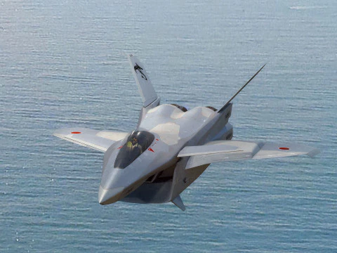 F-A27-C gevechtsvliegtuig met cockpit - structuur met hoge resolutie - volledig opgetuigd 3D Model