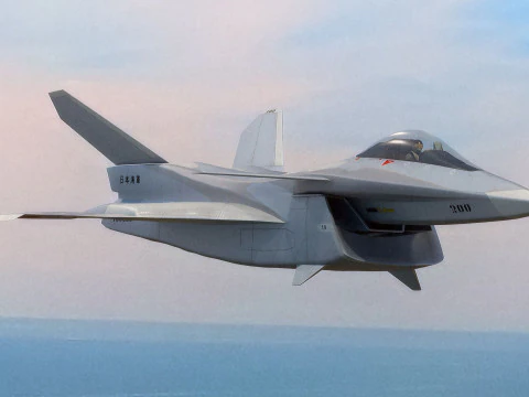 F-A27-C gevechtsvliegtuig met cockpit - structuur met hoge resolutie - volledig opgetuigd 3D Model