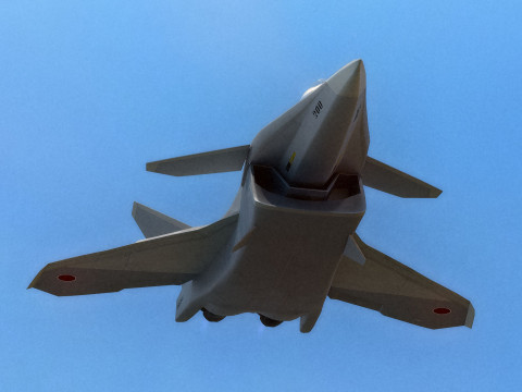 F-A27-C Fighter with Cocpit-High Resolution Textured-Fully Rigged 3D 模型