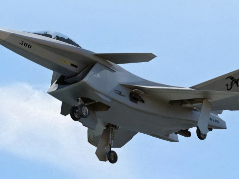 F-A27-C gevechtsvliegtuig met cockpit - structuur met hoge resolutie - volledig opgetuigd 3D Model