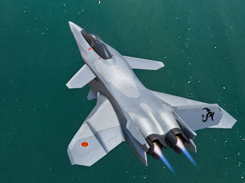 F-A27-C Fighter with Cocpit-High Resolution Textured-Fully Rigged 3D 模型