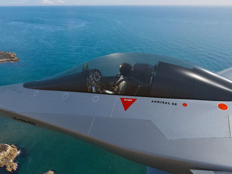 F-A27-C Fighter with Cocpit-High Resolution Textured-Fully Rigged 3D 模型