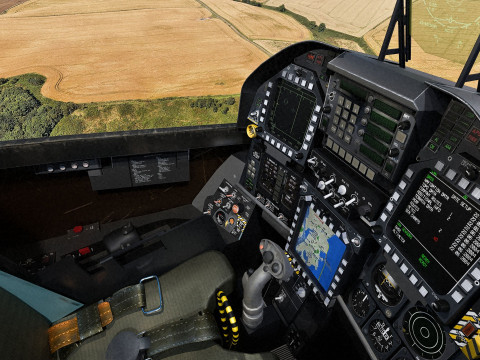 F-A27-C Fighter with Cocpit-High Resolution Textured-Fully Rigged 3D 模型