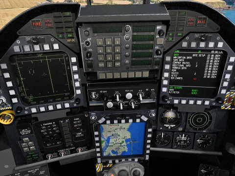 F-A27-C gevechtsvliegtuig met cockpit - structuur met hoge resolutie - volledig opgetuigd 3D Model