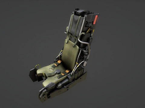 Qatar EuroFighter Typhoon with High Resolution Cocpit 3D Model